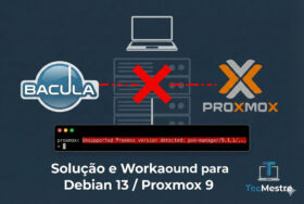 Erro Unsupported Proxmox version no Plugin Bacula Enterprise